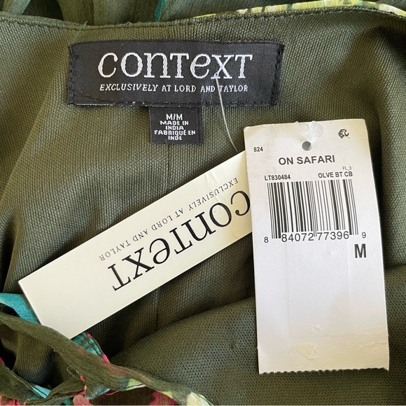 Context Floral Bell Sleeve Dress NWT - Picture 2 of 4